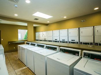 Community laundry facility at tierra pointe apartments in Albuquerque, nm
